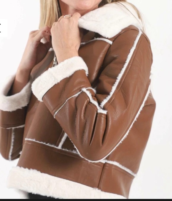 Campera gamulan con piel